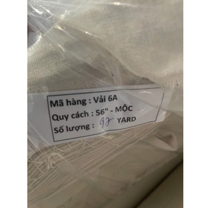 Accessoires et tissus de doublure Vietnam 65% polyester / 35% coton, tissu de doublure sergé blanc 240GSM, tissu tissé - Product Image 2