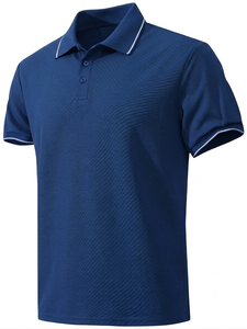 Camisa de Poliéster para Hombre, Personalizada, Tejida, Transpirable, de Secado Rápido, Estampada, para Reuniones de Negocios Casuales - Product Image 1