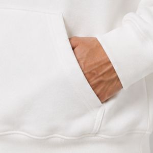 Sweat-shirt oversize blanc pour femme avec motif de dés en strass, en molleton de coton premium, décontracté, streetwear d'hiver - Product Image 6