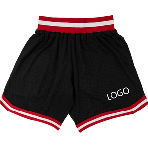 Shorts de sport en mesh à logo personnalisé pour hommes, taille élastique, pour entraînement, basketball, jogging, vêtements de sport, course à pied - Product Image 5