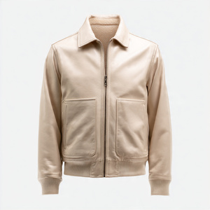 Veste en cuir et fourrure de style GENZ de haute qualité, très élégante et cool - Product Image 5