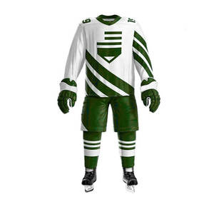 Newest Hot Selling <b>Cheap</b> Price Ice Hockey Uniform 100% Polyester Custom Logo Sports Wear High Performance Ice Hockey Uniforms - Product Image 3