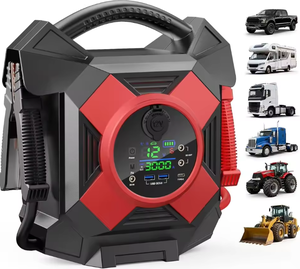 เครื่องจั๊มพ์สตาร์ทแบบพกพา 100% Heavy Duty, แรงดัน 12V กระแสสูงสุด 30000A, แบตเตอรี่ลิเธียม, สำหรับอุณหภูมิ -40 องศา ° เอฟ อินสแตนท์ สตาร์ท ออล สำหรับ 50 ลิตร - Product Image 1