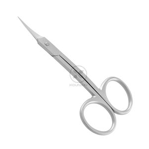 KOUNAIN-Ciseaux à cuticules courbés en acier inoxydable 3.5 J2, outil de beauté pour le soin des ongles du visage, 420 pouces - Product Image 2