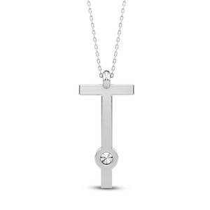 Colgante con Inicial de Diseñador, con Diamante Cultivado en Laboratorio VVS VS EF, Plata de Ley 925 con Acabado en Oro, Joyería Personalizada de Lujo - Product Image 2