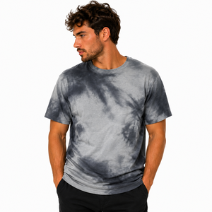 Wholesale Custom Vintage Tie Dye T Shirt 100% Cotton Unisex Acid Wash Oversized Streetwear Marble Print Men Short Sleeve <b>Tee</b> - Product Image 1