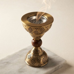Wholesale Middle East Ramadan Eid Gift Luxury Home Fragrance <b>Oud</b> <b>Bakhoor</b> Burner Arabic Style Aromatherapy Decoration For Living - Product Image 2