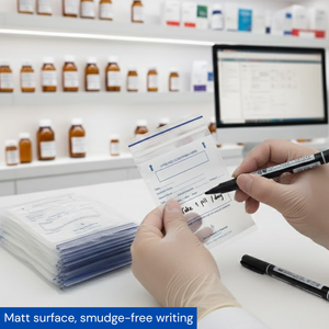 Medical Grade LDPE Zipper Bag with Custom Print for Pharmacy Medicine Dispensing in Hospitals Clinics - Product Image 4