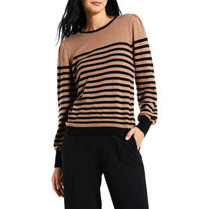 Sudaderas de Algodón Terry para Mujer, Diseño Nuevo, Invierno, Lavado Ácido, Rayas, Transpirables, Oversize, Casuales, con Logotipo Frontal Impreso y Bordado - Product Image 6