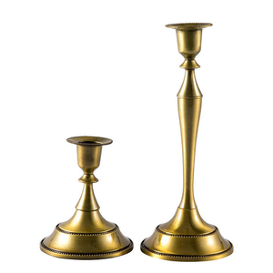 Weddings Decoration Retro Taper Candlesticks Gold 3 5 Arms Metal Candelabra Candle Holders - Product Image 5