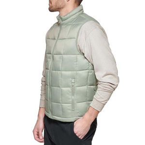 เสื้อแจ็คเก็ตกันลมแบบไม่มีแขนสำหรับฤดูหนาว  เสื้อแจ็คเก็ตพัฟเฟอร์คอตั้งบุขนเป็ดสำหรับผู้ชาย เสื้อกั๊กพัฟเฟอร์ ราคาสมเหตุสมผล - Product Image 6