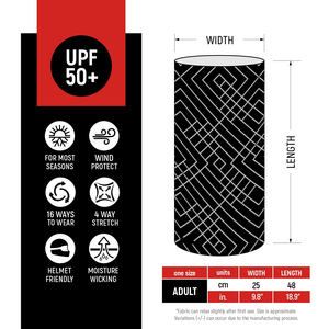 Cache-cou unisexe anti-UV, cagoule d'été, cache-visage, bandana sans couture avec logo personnalisé et design par sublimation - Product Image 6