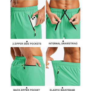 Shorts de sport ultra légers pour hommes, entraînement fitness, séchage rapide, respirant, extensible, haute performance - Product Image 5