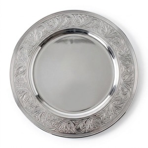 Luxury Decorative Metal Charger <b>Plate</b> For Hotel Restaurant Wedding Party And Event Table Display - Product Image 1