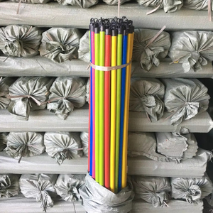 Mango de mopa y palo de escoba de PVC multicolor con grano de madera de eucalipto de Vietnam M.I.T VIET NAM COLOR PVC COATED - Product Image 1