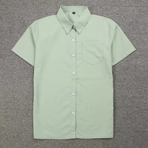 Camisa de Uniforme Escolar al por Mayor, Personalizada, de Poliéster/Algodón, con Logotipo Bordado e Impreso, Unisex, Blanca para Niños - Product Image 4