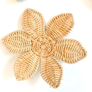 Bulk Quantity Natural Wicker Floral Sticker Decal <b>Wall</b> <b>Decor</b> and Stickers Rattan <b>Wall</b>-mounted Flower for Kids Room - Product Image 4