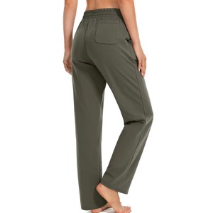 Hot Selling <b>Black</b> Zip up <b>Trouser</b> <b>Straight</b> <b>Leg</b> Sweatpants Women's Wide <b>Trousers</b> Plus Size Women's Pants & Breathable <b>Trousers</b> - Product Image 4