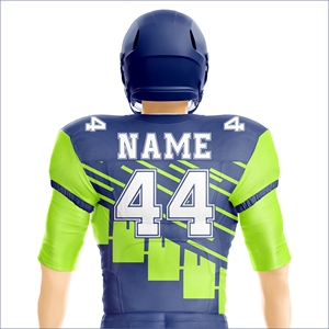 Uniforme de football américain professionnel, ensemble de maillot et de pantalon personnalisés pour équipe, impression par sublimation, respirant, gestion de l'humidité, extensible - Product Image 5