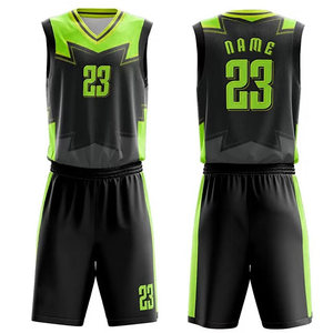 Conjunto de Uniforme de Baloncesto Personalizado con Logotipo, Sin Mangas, de Secado Rápido, Transpirable, de Poliéster |   Ropa Deportiva Reversible de Corte Atlético para Entrenamiento - Product Image 2