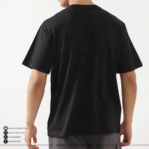 เสื้อยืดโอเวอร์ไซส์แขนสั้นแบบยูนิเซ็กซ์ สกรีนโลโก้ได้ ผ้าคอตตอนเจอร์ซีย์ 100% แห้งเร็ว เป็นมิตรกับสิ่งแวดล้อม คุณภาพสูง สไตล์สตรีทแวร์ สำหรับกิจกรรมกลางแจ้ง - Product Image 5