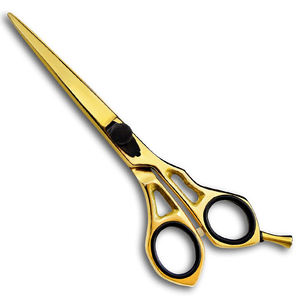 Ciseaux de coiffure professionnels pour barbier, outil de coiffure de salon, construction en acier inoxydable, ciseaux ergonomiques pour barbier - Product Image 1