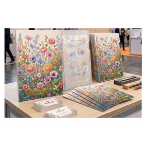 Finesse Class Fanatabulous Quality Clear Full Color Design Polypropylene Sheets Plastic Snap <b>Folder</b> <b>A4</b> - Product Image 2