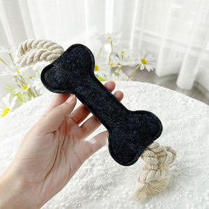 Jouets à mâcher pour animaux de compagnie, brosse à dents, corde à nœuds pour l'entraînement des chiots, jouet à mâcher en forme d'os, brosse à dents pour chien, jouets à tirer pour chien - Product Image 4