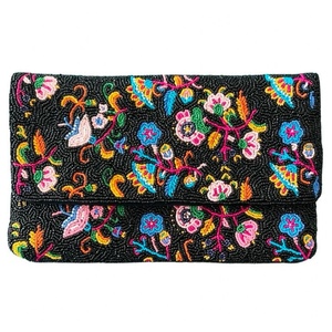 Handmade Daisy Flower Beaded Messenger Bag for Women and Girls Crystal Embroidered Crossbody <b>Envelope</b> Shoulder Purse in 2026 - Product Image 4
