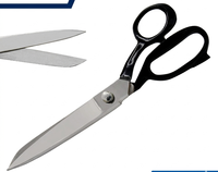 Ciseaux de tailleur DIY neufs en acier inoxydable noir, affûtés, personnalisables, outils de qualité supérieure pour la confection de vêtements