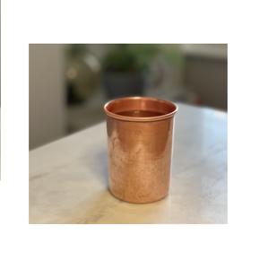Vaso de cobre martillado a mano con acabado texturizado, taza tradicional artesanal de metal para bebidas, para una vajilla elegante. - Product Image 4