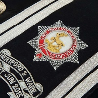 Écharpe de trompeur personnalisée OEM/ODM, écharpe brodée à la main pour trompettes et tambours, écharpe de trompeur en gros, uniforme de fanfare, doublet