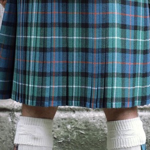 Kilt en laine à carreaux écossais pour homme avec veste noire et sporran, coupe classique pour adultes, vêtements européens - Product Image 6