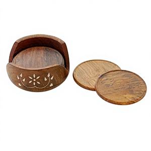 Sous-verre en bambou antique, style bohème, écologique, fait main, pour table, exportateur et fabricant en gros - Product Image 1