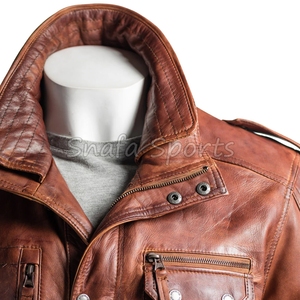 Men's Genuine Sheepskin <b>Leather</b> <b>Leather</b> New Design Classic Winter Real <b>Leather</b> <b>Long</b> Winter <b>Jackets</b> For Sale - Product Image 3