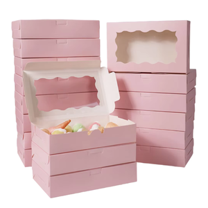 Boîtes en papier kraft jetables écologiques avec logo personnalisé, pelliculage mat pour emballage de plats à emporter, aliments pour bébés, chewing-gum - Product Image 1