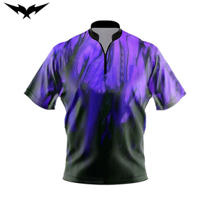Wholesale Custom Sublimation <b>Bowling</b> Jerseys Team <b>Bowling</b> Shirts With Logo 100% Polyester Bolwing Jersey Sublimated Sport Wear - Product Image 1