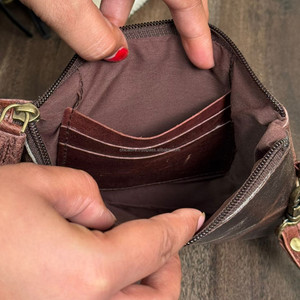 Vrais cheveux sur pochette en cuir de vachette femmes en cuir véritable fermeture éclair courte antivol bohème bracelet sac à main sacs à main pour femmes - Product Image 6