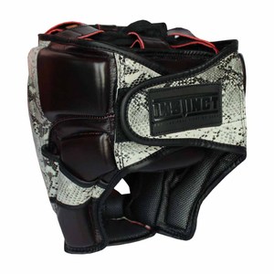 Protège-tête de boxe professionnel en cuir véritable, nouvelle conception, pour sparring et double sport, anti-humidité, antidérapant, protection intégrale du visage pour l'entraînement - Product Image 5