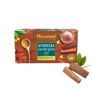 Ayurveda Sandal Glow <b>Soap</b> Whitening Solid Bathing <b>Soap</b> for Adults Wholesale Supply Nourishing Skin Rejuvenating Bar - Product Image 1