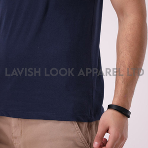 Camiseta Unisex Ligera 100% Algodón de Alta Calidad con Cuello Alto, Estilo Oversize, para Hombre, Personalizable con Logotipo Serigrafiado - Product Image 5