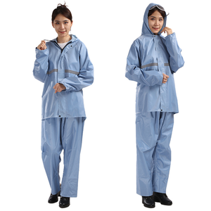 Trajes impermeables para la lluvia con revestimiento de PVC - Product Image 2