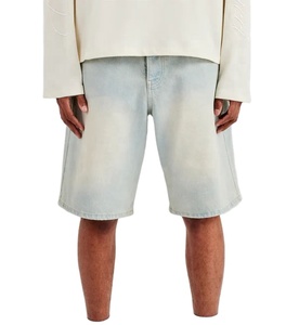 Shorts de Mezclilla Personalizados para Hombre de Alta Calidad al por Mayor, 100% Algodón, Transpirables, de Secado Rápido, Estilo Casual Vintage de Verano, Personalizables - Product Image 3