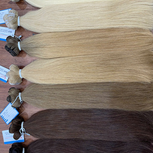 Cheveux humains 100% naturels, lisses et brillants, disponibles en plusieurs couleurs, sans perte de cheveux, prêts à être expédiés, parmi les plus vendus. - Product Image 3