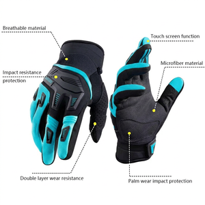 Gants de moto à doigts complets, gants de course moto personnalisés, design unisexe, compatibles écran tactile, gants de motocross, gants de conduite, en promotion - Product Image 3