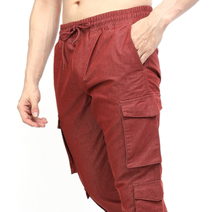 Pantalones Cargo, Servicio OEM, Calidad Superior, Mejor Precio en Línea, Pantalones Cargo de Aspecto Perfecto, Transpirables, el Mejor Conjunto, Diseño Sólido - Product Image 4