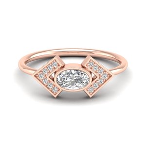 REYES High Quality 14K Solid Gold IGI Certified Lab Grown Diamond Engagement <b>Rings</b> Luxury Anniversary Gifts Jewelry For Women - Product Image 5