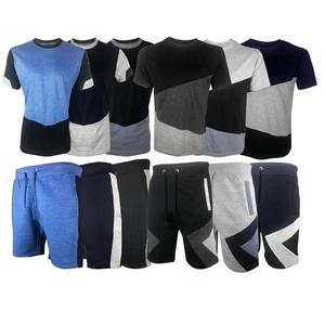 Conjunto Casual de Verano para Hombre, Venta al por Mayor, Dos Piezas con Pantalones Cortos y Camisetas Estampadas, de Secado Rápido y Transpirable - Product Image 1