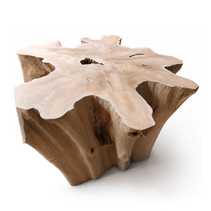 Modern Organic Solid Teak <b>Root</b> <b>Coffee</b> <b>Table</b> Unique Live Edge Rustic Style Handmade Premium Natural Wood Furniture - Product Image 3