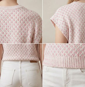 Blusa de Manga Corta con Estampado Floral para Mujer, Cuello Redondo, Algodón Popelín, Estilo Casual, Primavera Verano, Corte Regular, Venta al Por Mayor - Product Image 5